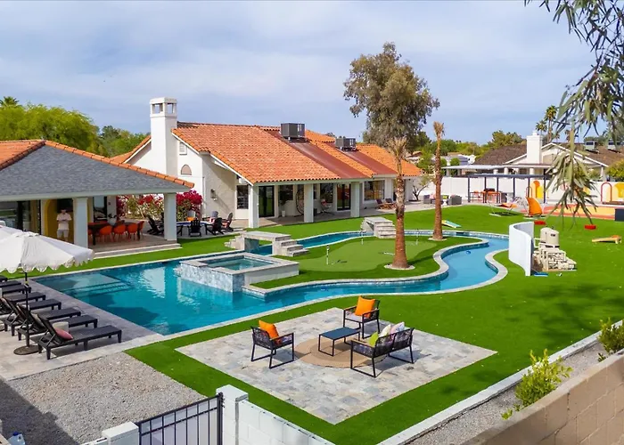 Lazy River Luxe 6 Bedroom Sleeps 16 Pickleball Hot Tub * Glendale